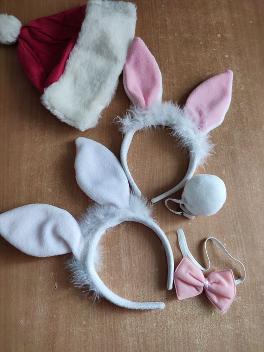 Игрушка зайка, Санта