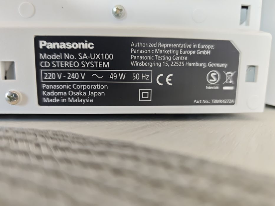 Музикална система  Panasonic SA-UX100.