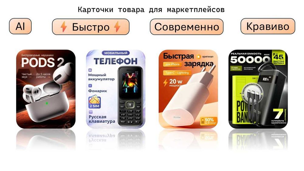 Карточки товара для маркетплейсов через ИИ