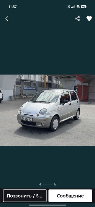 Matiz BEST 2011 gaz arenda