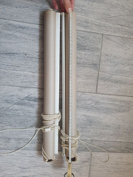 Rulouri/jaluzele geam interior, bej/crem, 120x60 cm opace