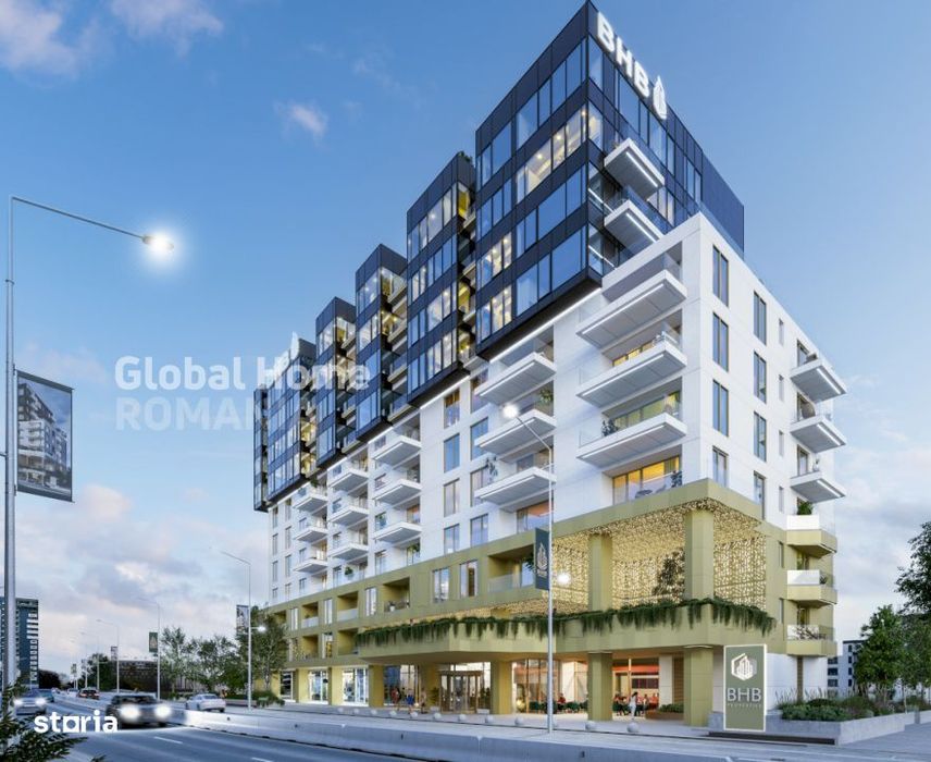 BHB Avenue - Hotel Benefits | Floreasca - Aviatiei | 2 Rooms + Terrace