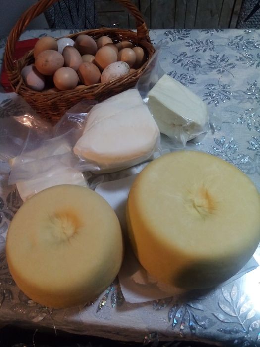 Oua casi și telemea