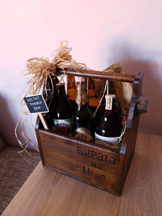 Декоративна щайга за бира