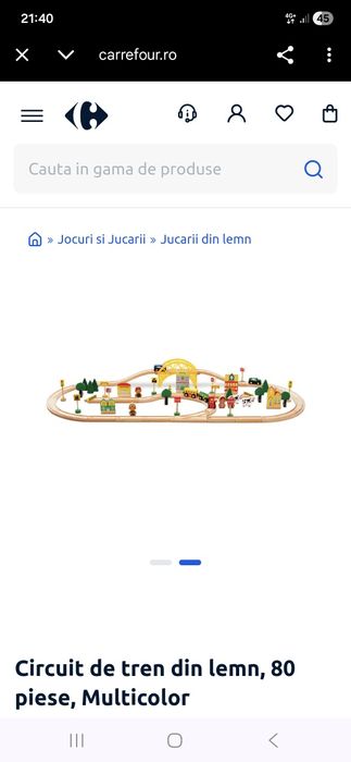 Trenuleț lemn ca nou