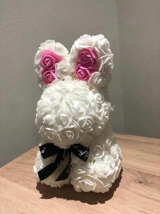 Ursuleț/Iepuraș din trandafiri de săpun