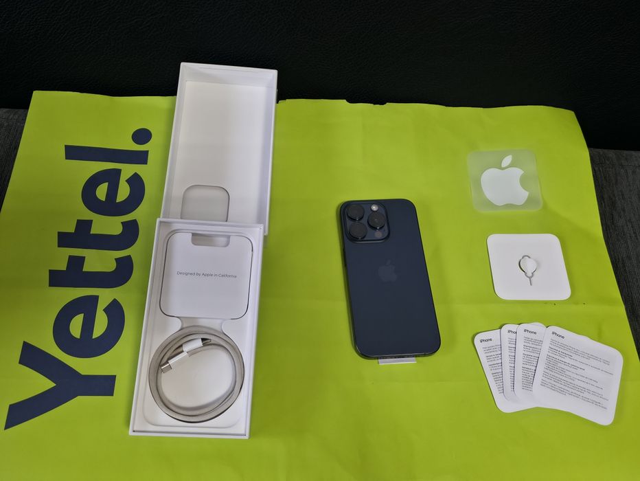 256GB iPhone 15 Pro Yettel Гаранция 2027г. Blue Titanium | Син