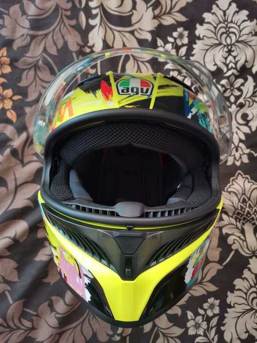 Каска за мотор AGV K3 Rossi Mugello Winter test 2019