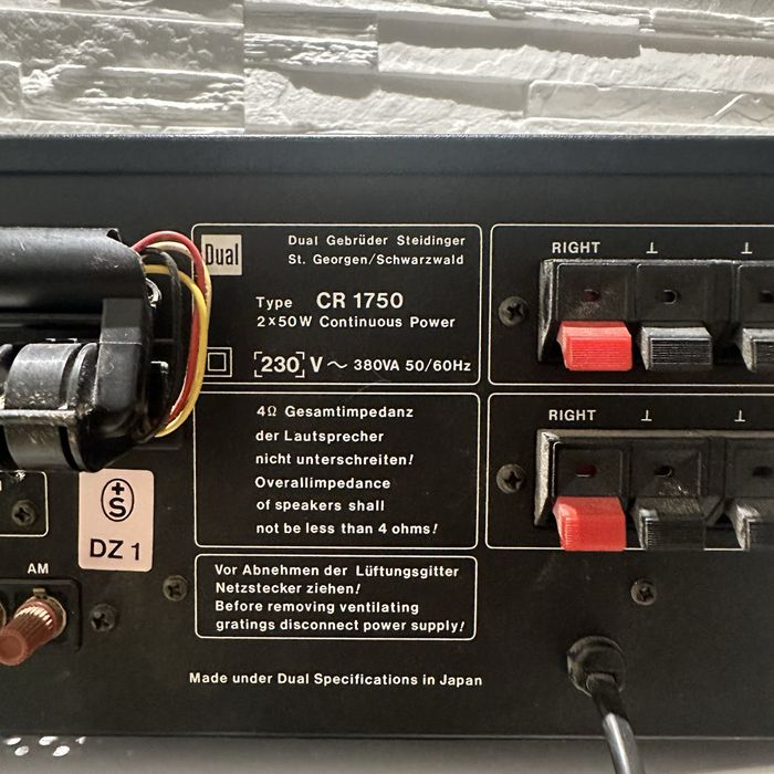 DUAL CR 1750 reciver