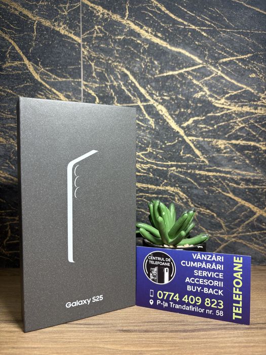 Samsung Galaxy S25 Sigilat/128GB/Garantie 2AniCentrul deTelefoane/Rate
