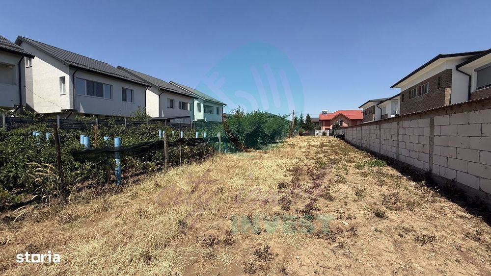 Teren cu utilități,  zonă în dezvoltare – Popești