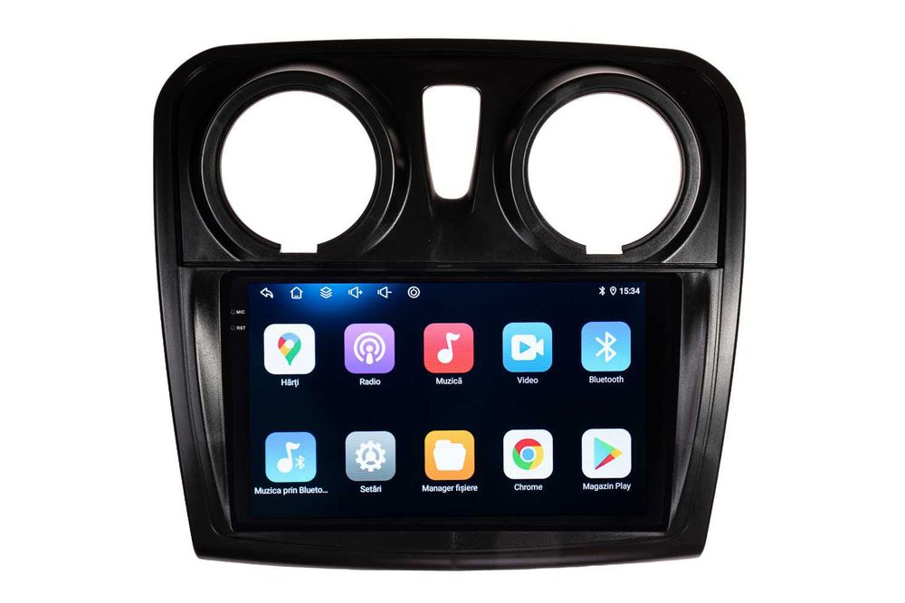 Navigatie Logan 2 Dacia Android 14 , Carplay Wireless Android Auto + Camera Marsarier