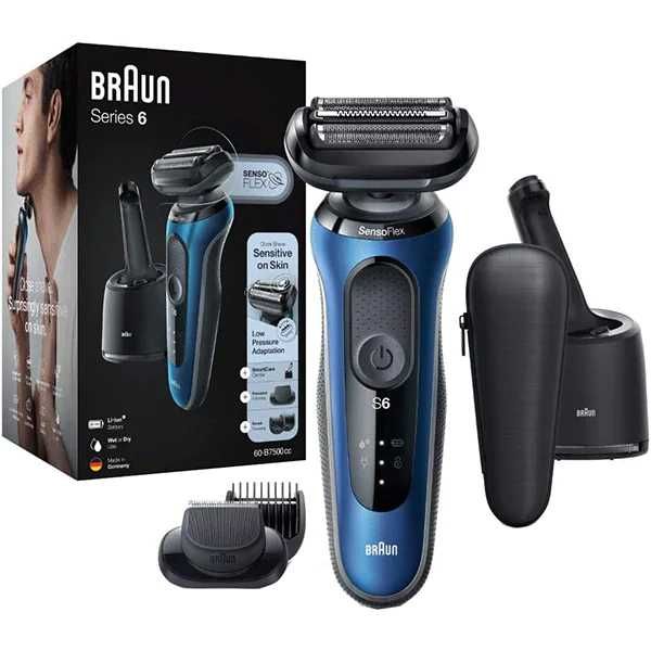 Aparat de ras BRAUN acumulator model 60-B7500CC Blue Sigilat Nou