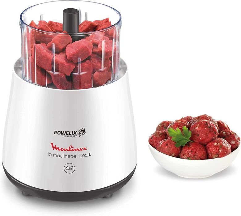 Moulinex La Moulinette чопър, 500 мл, 1000 вата, бял - DPA141