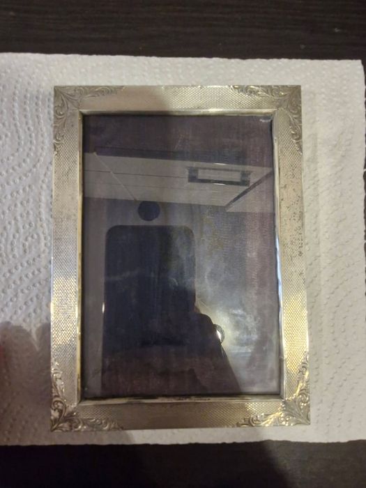 Rama foto argint