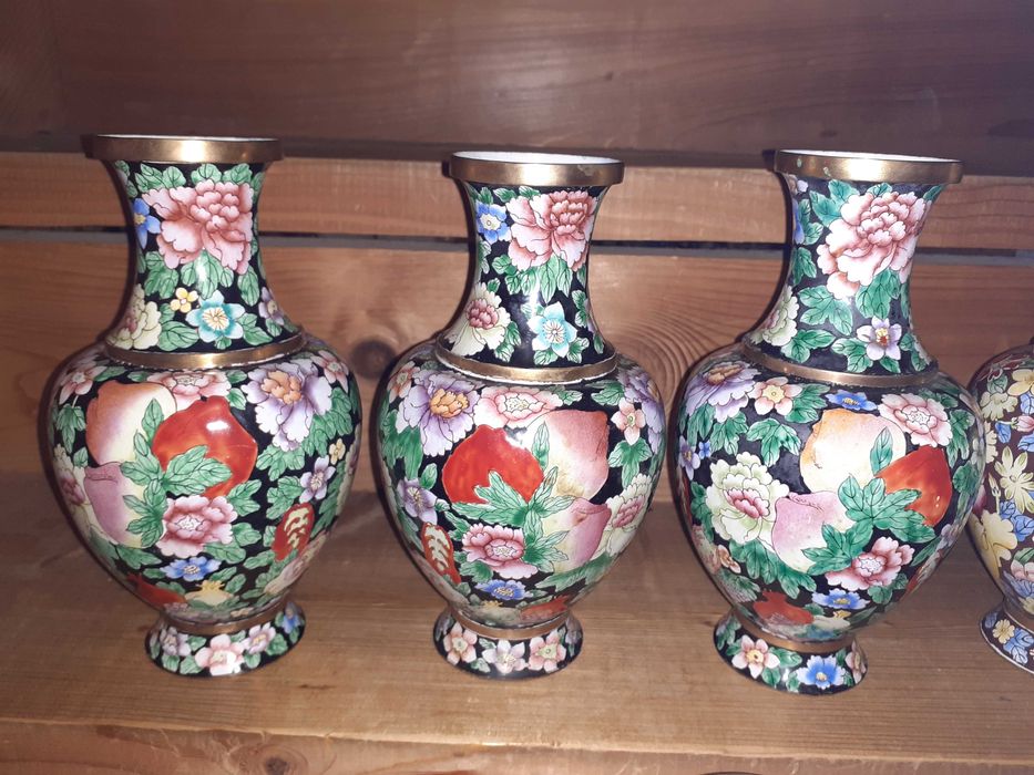 vaza cloisonne 21 cm