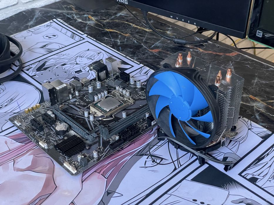 Комплект материнский платаi3 10100F+H410MH V2+Башня