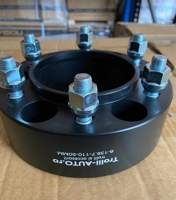 Flanse distantiere Toyota 50mm 6x139,7 M12x1,5 CB 110 cu inel