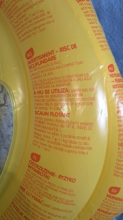 Colac cu scaun bebe 7-11 kg