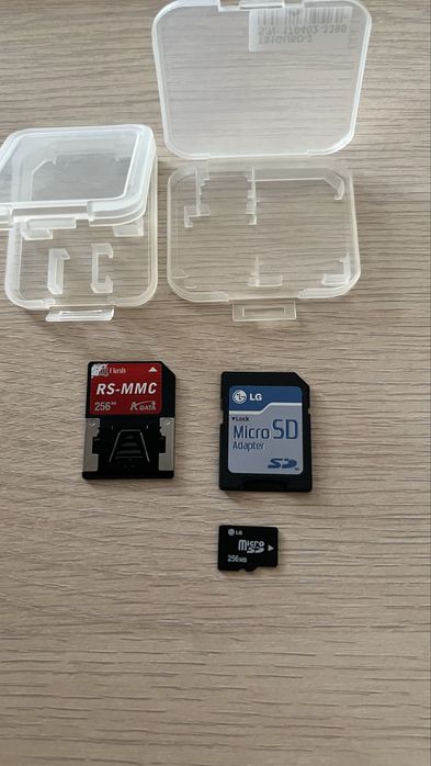 Карты памяти LG Micro и RS-MMC