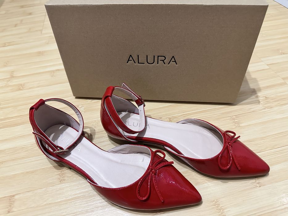 Balerini eleganti din piele