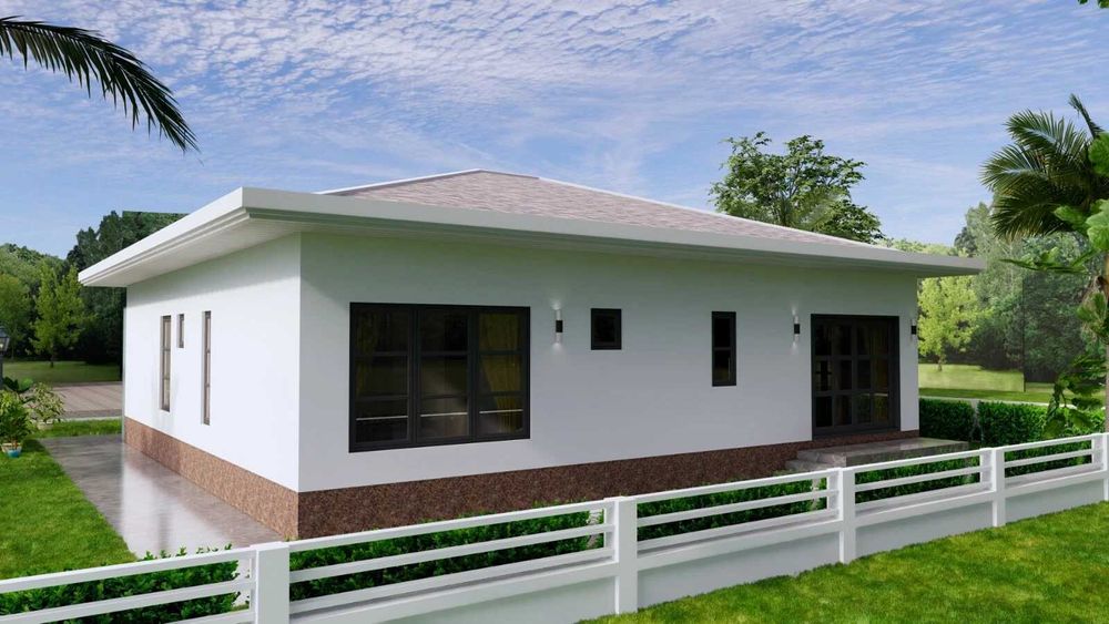 НА ИЗПЛАЩАНЕ - Луксозна сглобяема къща с 2 спални, 144 кв. м