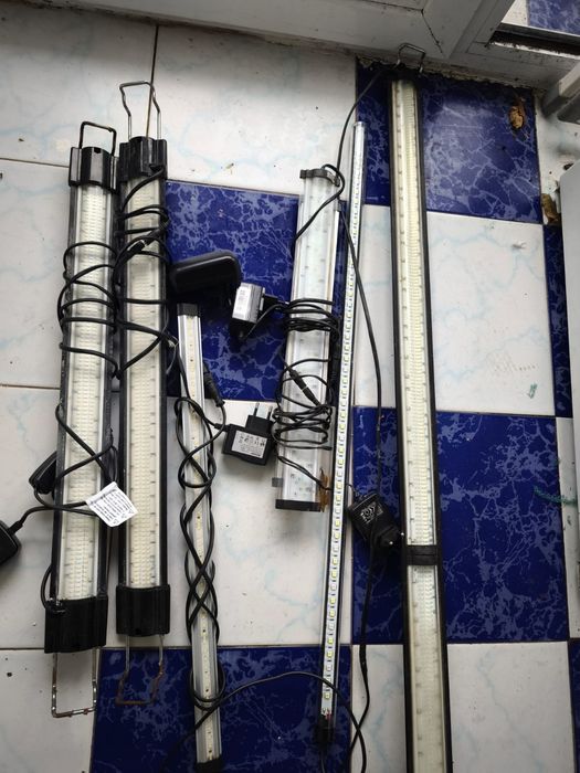 Vand lampi led acvariu 40/50/60/140cm cu lumina si pt plante