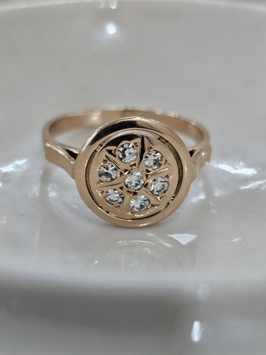 Тарелочка бриллианты 583СССР