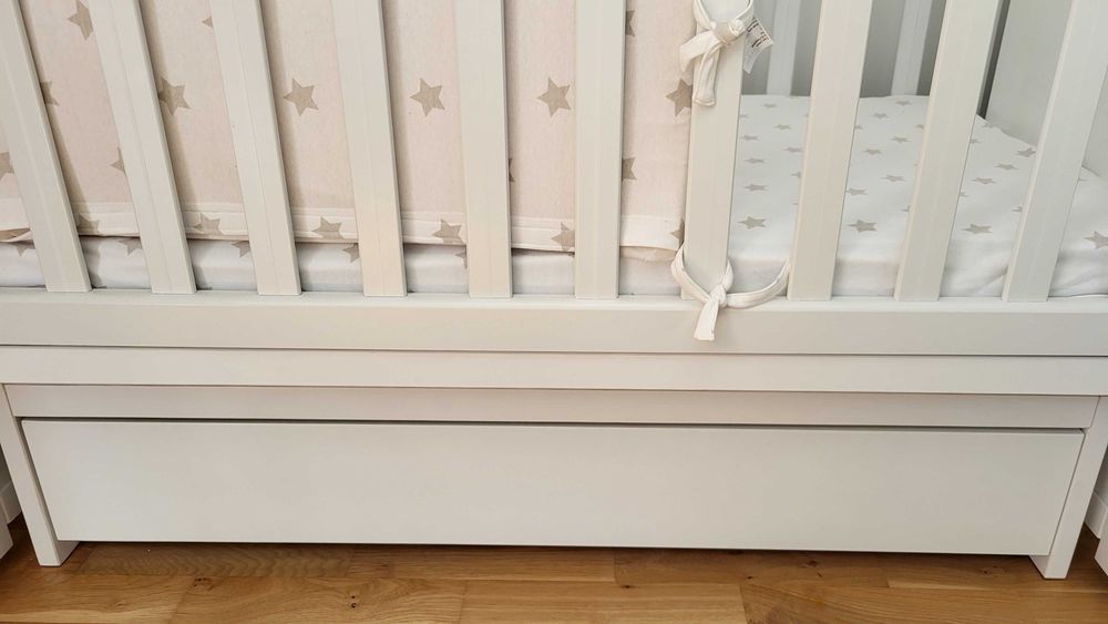 Дървено легло с мече Арбор и матрак Sonel