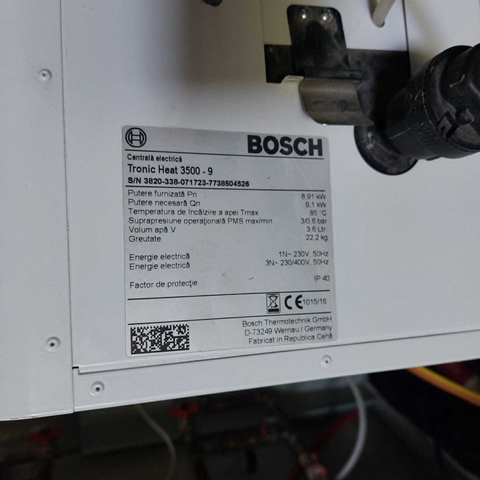 Centrala Electrica Bosch Tronic Heat 3500-9 9KW