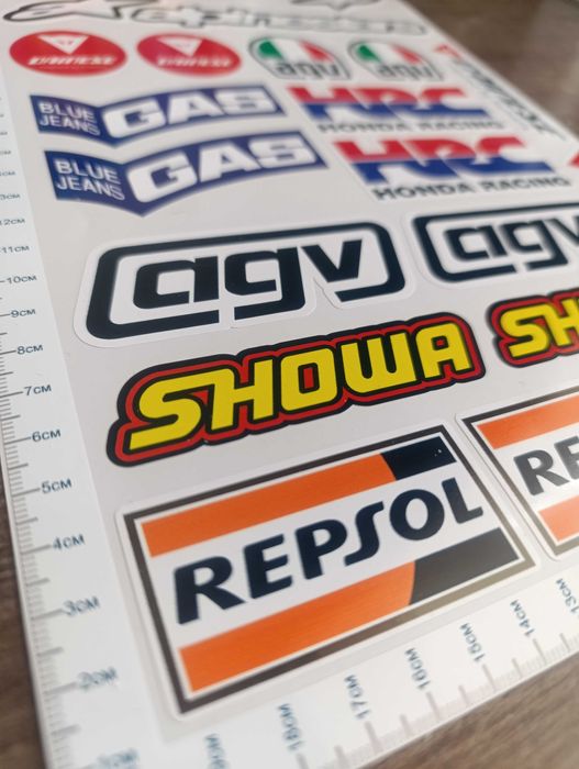 Стикери за ХОНДА Honda Alpinestars GRC AGV Showa и др.