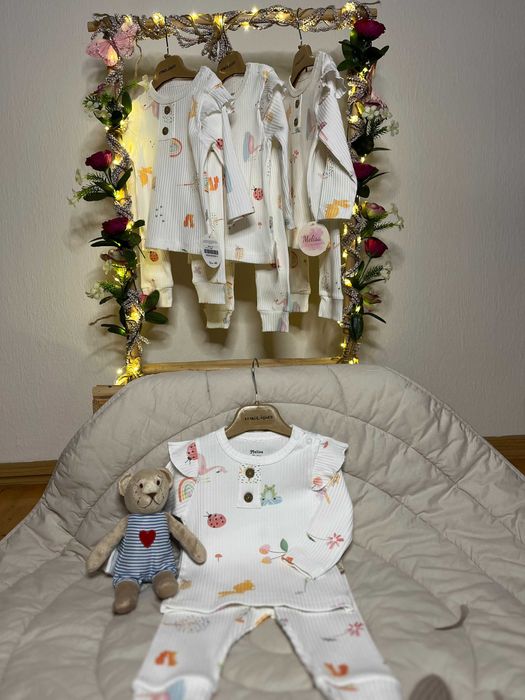 Комплект за момиче - 2 части (рипс)