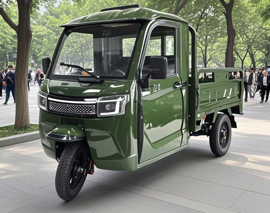 Triciclu electric cu cabina KH01 / 25 km/h