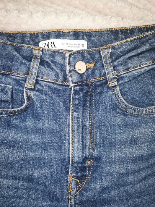 Zara blugi albaștrii lungi mărimea xxs/32