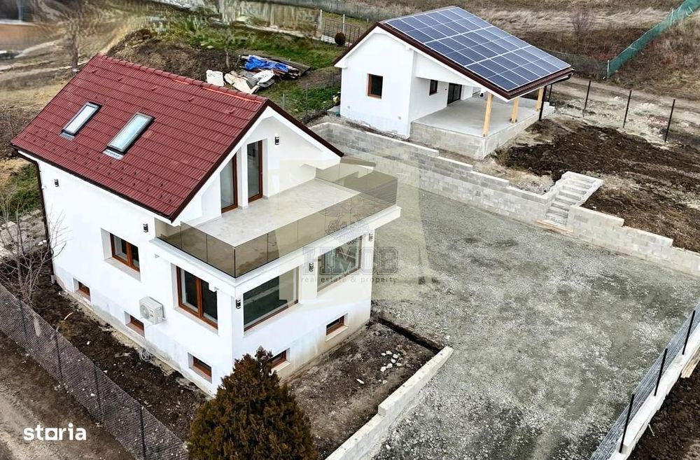 Casa individuala 4 camere 124mp | anexa 42mp | teren 550mp in Sura Mar