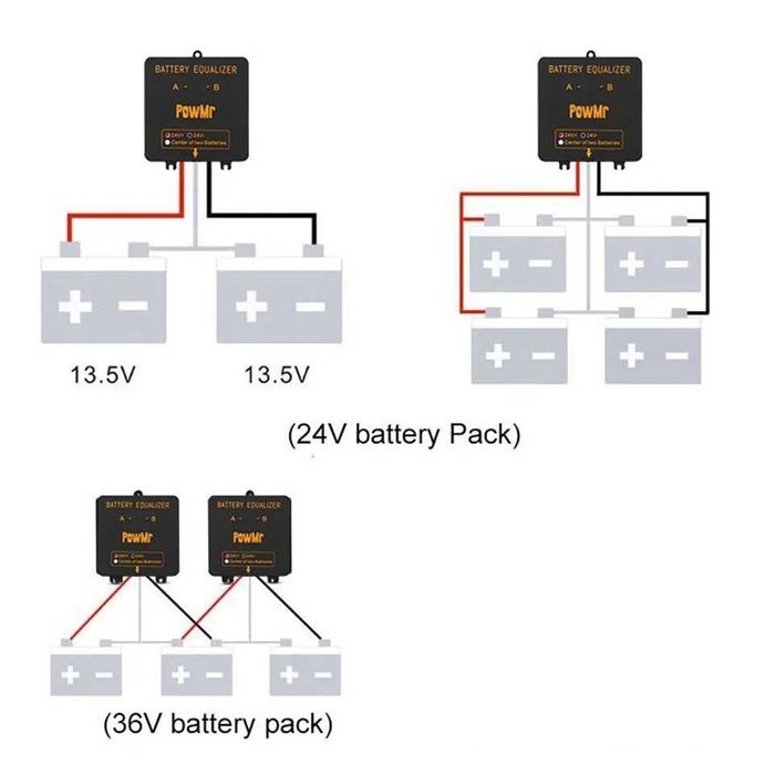 Акумулаторен балансьор изравнител 24V за оловни, тягови AGM акумулатор