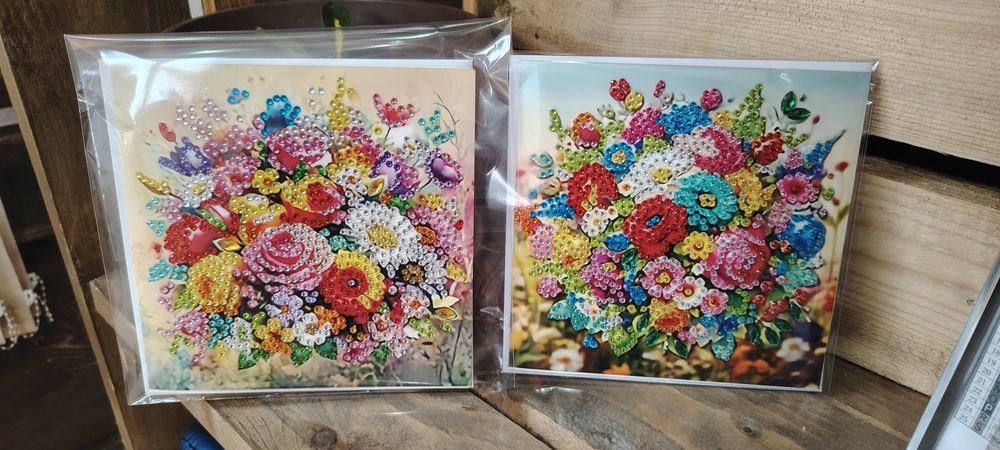 Ръчно изработено диамантени картички!