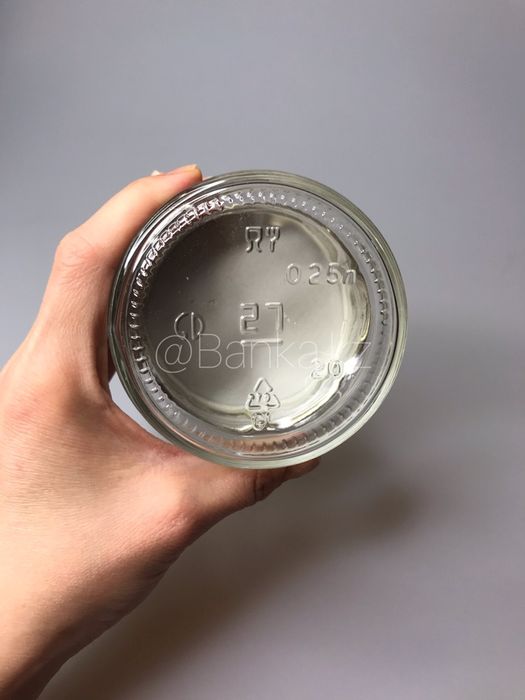 Банка шайба стеклянная. Твист