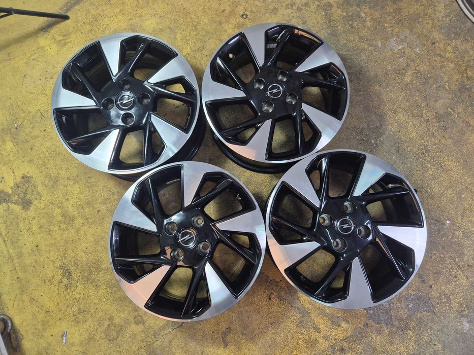 4 Jante Aliaj 4x108 16'' 6.5J ET 32 - OEM Opel Corsa Mokka - Citroen C4 Cactus Aircross - Peugeot 308 208 2008 NOI - MODEL 2026 !