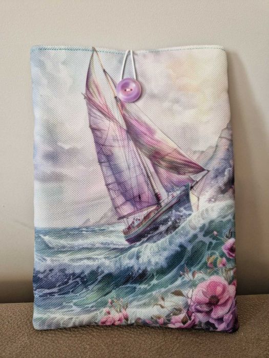 Калъф за книга – картина от плат