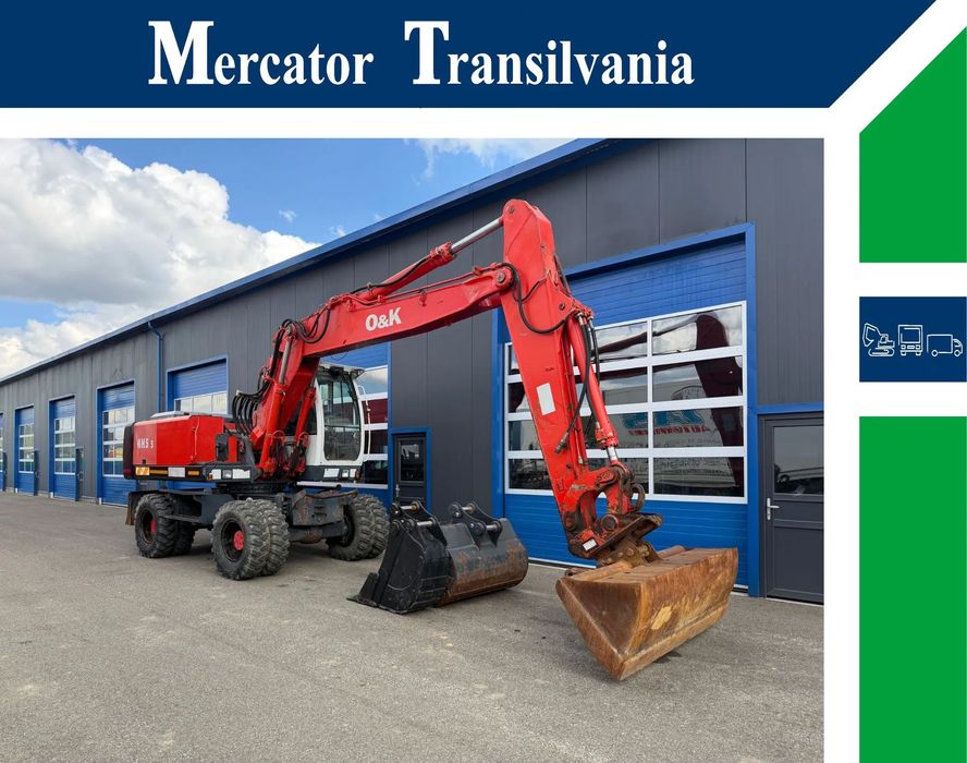 O & K Excavator pe roți O&K MH 5.5 – 20T Excavator pe roți O&K MH 5.5 – 20T