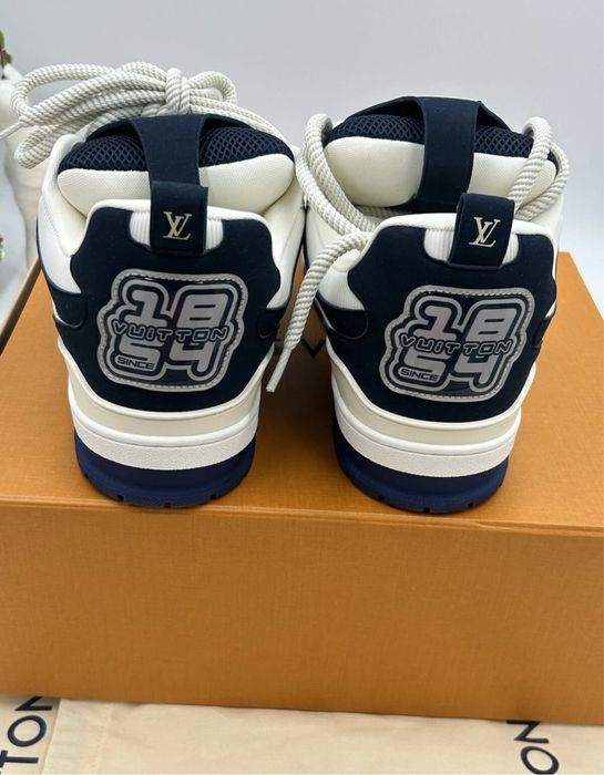 Adidasi Louis Vuitton Skate Casual Blue White Marine
