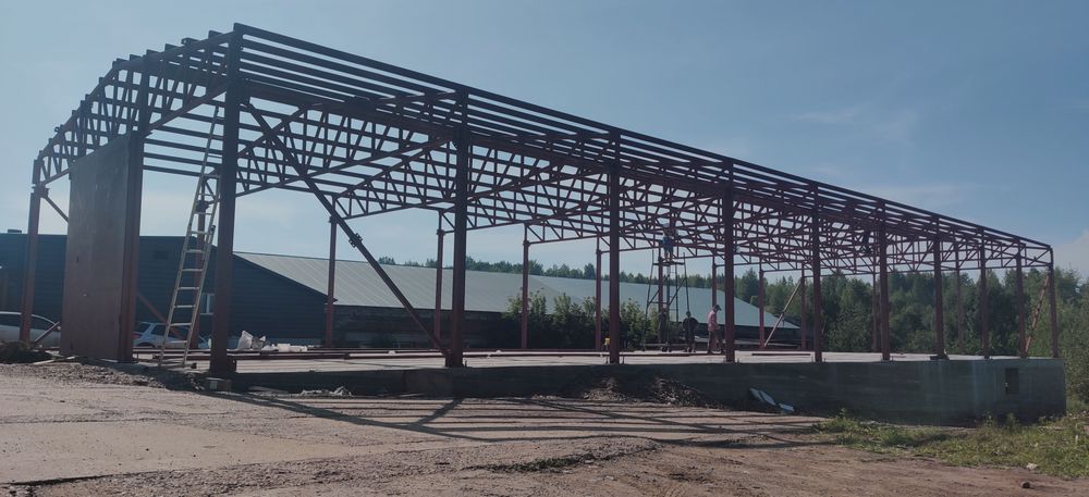 Стройтельства складов под ключ Ангар