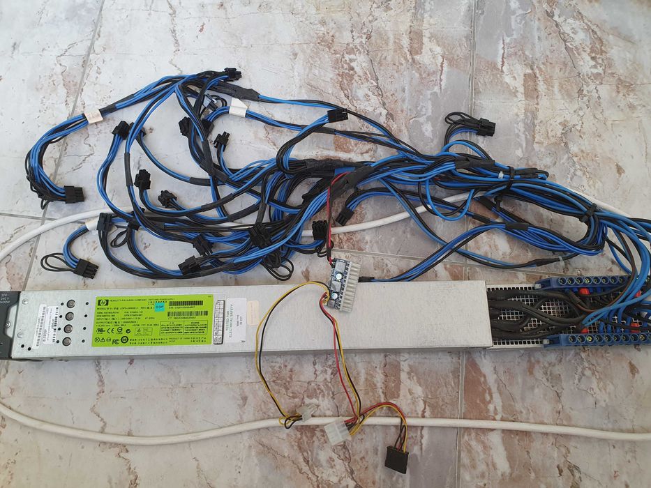 Сървърно захранване HP HSTNS-PD16 с кабели 6+2 пина