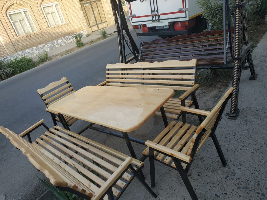 Дачный стол и стул