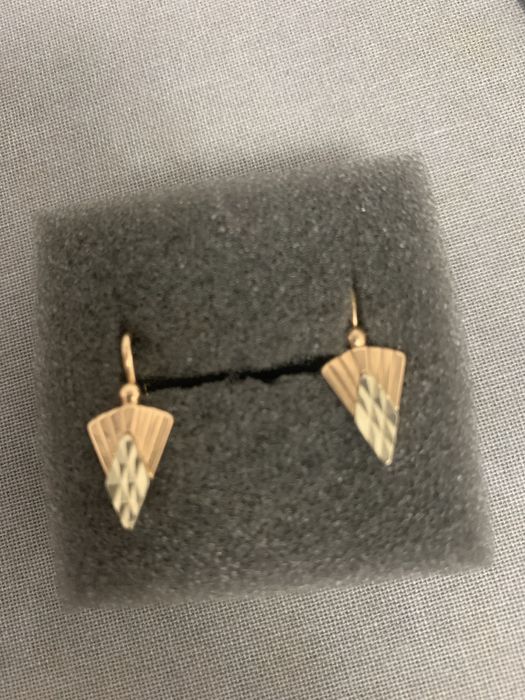 Серьги. 583.  Золотые