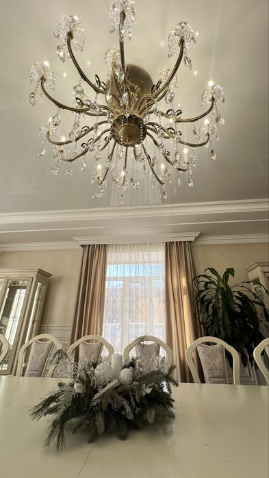 Люстра хрусталь большая