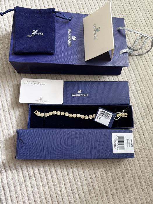 Bratara Swarovski Gold Auriu