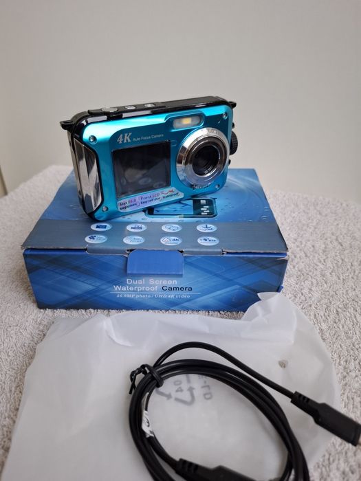 Cameră Dual Screen Waterproof UHD 4K 56 MP