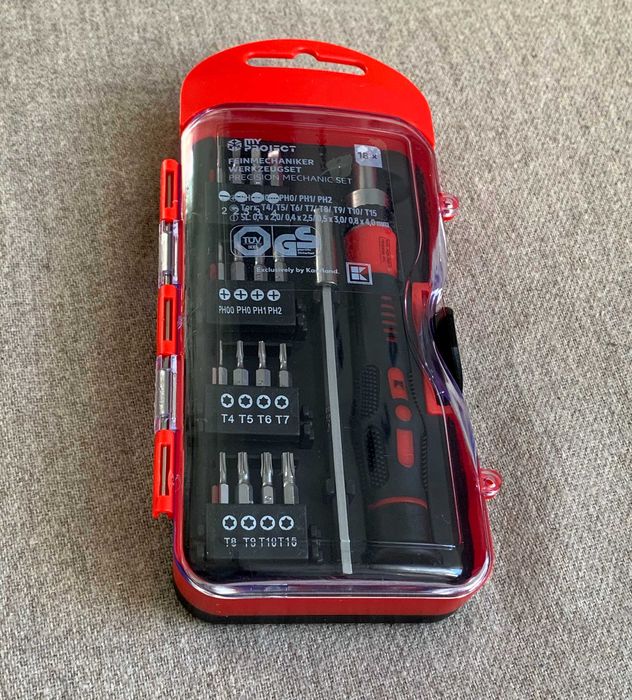 Set surubelnite si biti My Project precizie mecanica fina 18 rep nou